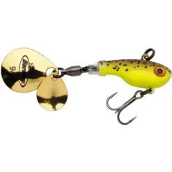 Berkley Pulse Spintail 7cm Brown Chartreuse