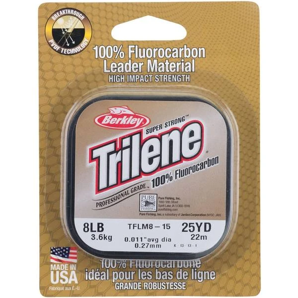 Berkley Trilene 100% Fluorocarbon Tafsmaterial 1.8 Kg Clear 0.150 Mm X 150 3 Berkley Trilene 100% Fluorocarbon Tafsmaterial 1.8 Kg Clear 0.150 Mm X 150