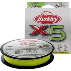 Berkley X5 Braid 300 Green 0.120 Mm