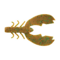 Berkley PowerBait® MaxScent Chigger Craw - 4" - Pumpkin Green Fleck
