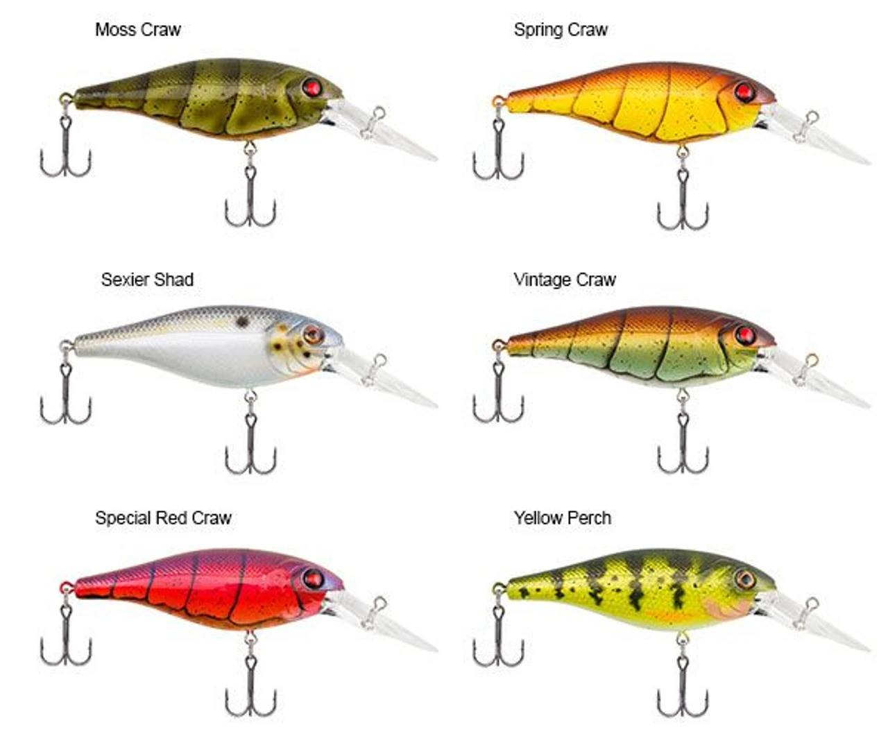 Berkley Bad Shad Crankbait Lures 5 Berkley Bad Shad Crankbait Lures - Image 3