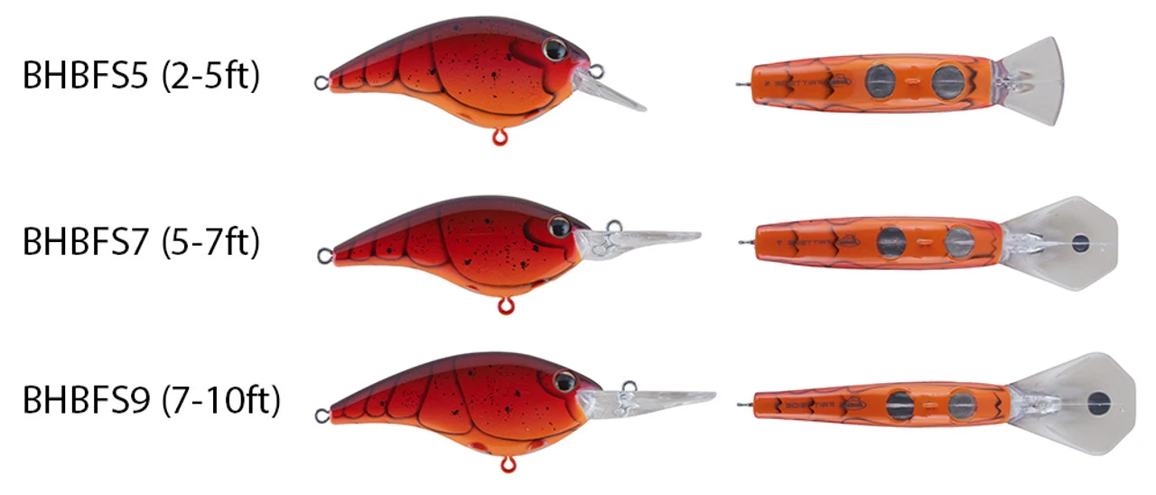 Berkley Frittside Crankbait - 2-1/2in - Candy Apple Red Craw 4 Berkley Frittside Crankbait - 2-1/2in - Candy Apple Red Craw - Image 2