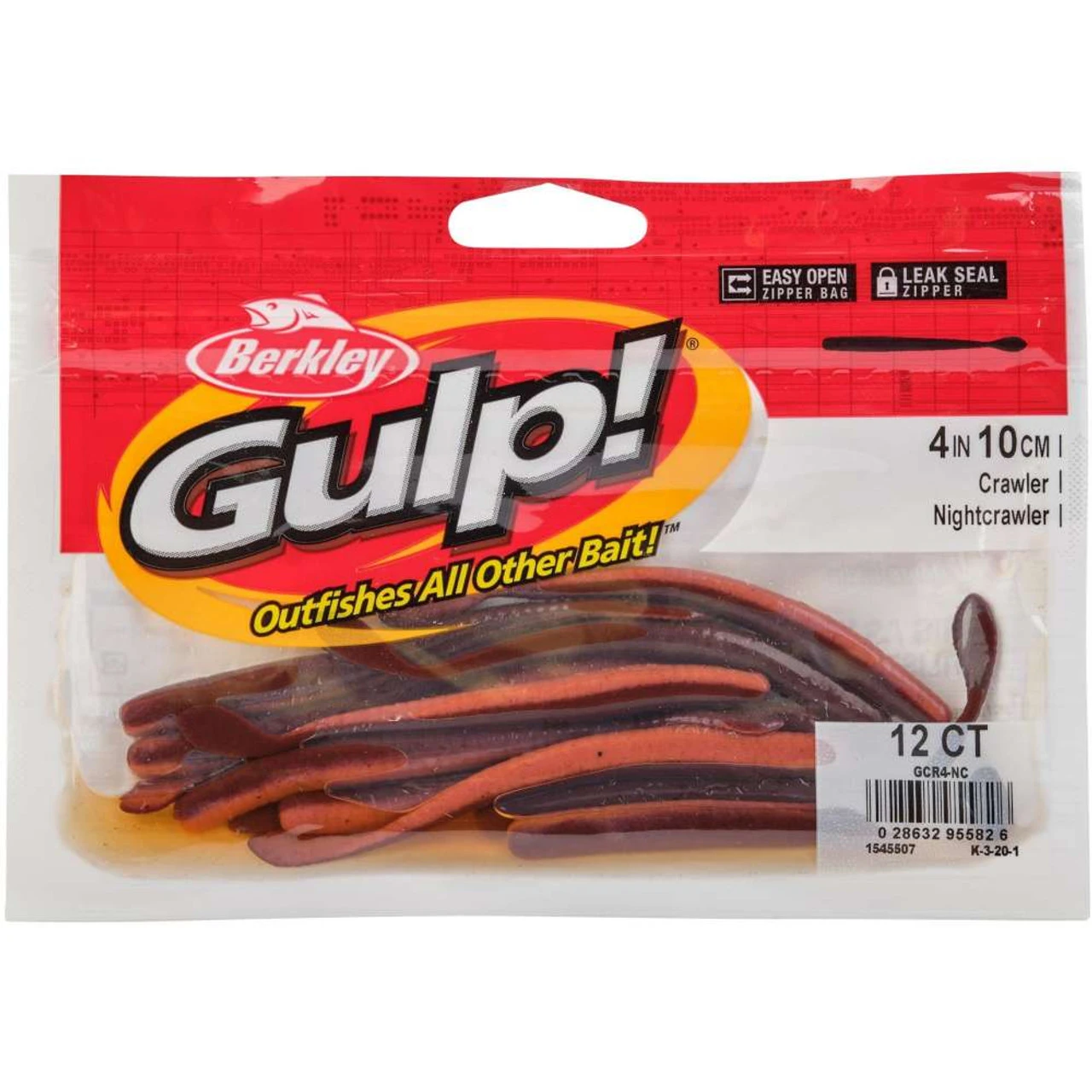 Berkley Gulp! Crawler - 4in - Nightcrawler 4 Berkley Gulp! Crawler - 4in - Nightcrawler - Image 2