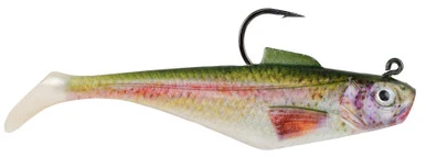Berkley Powerbait Pre-Rigged Swim Shad - 2in - HD Rainbow Trout 3 Berkley Powerbait Pre-Rigged Swim Shad - 2in - HD Rainbow Trout