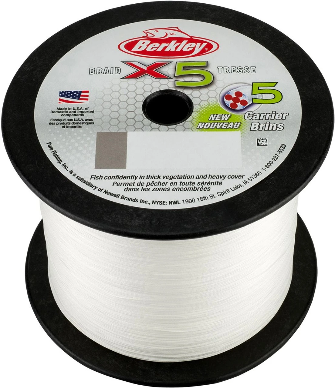 Berkley X5 Braided Line - Crystal 4 Berkley X5 Braided Line - Crystal - Image 2