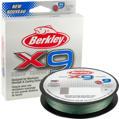 Berkley X9 Braided Line - Low-Vis Green - 8lb - 330yds 3 Berkley X9 Braided Line - Low-Vis Green - 8lb - 330yds